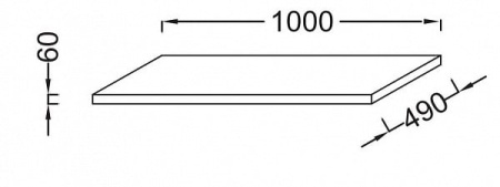 Столешница  Jacob Delafon Terrace EB1194-N06