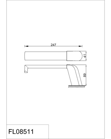 Полотенцедержатель RUSH Flores FL08511
