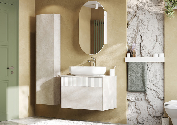 Тумба под раковину Aquaton Марбл 80 слэйт 1A276201MH4C0