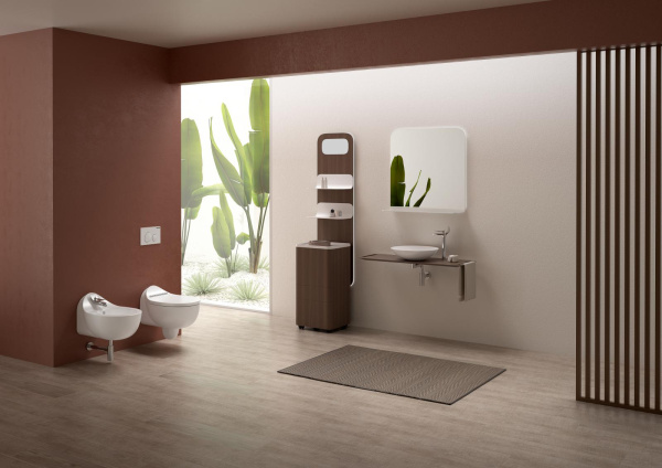 Унитаз подвесной безободковый с функцией биде Creavit Foglia FG321-00CB00E-0000