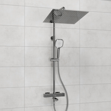 Душевая система WasserKRAFT A199.119.065.087.CH Thermo