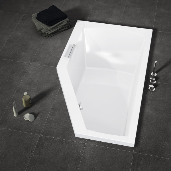 Ванна акриловая Riho Geta Plug & Play (160х90) L B030009005