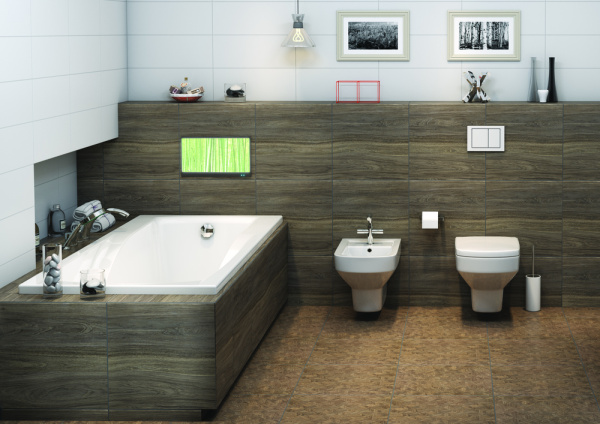 Ванна акриловая прямоугольная Cersanit ZEN 170x85 63355