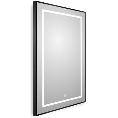 Зеркало (50х80) BelBagno Kraft SPC-KRAFT-500-800-LED-TCH-WARM-NERO с подсветкой