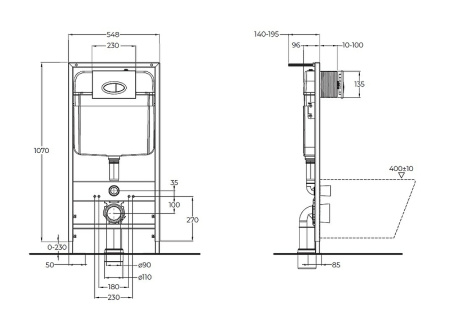 Комплект унитаза с инсталляцией BelBagno BB3105CHR/SC/SET.026-082