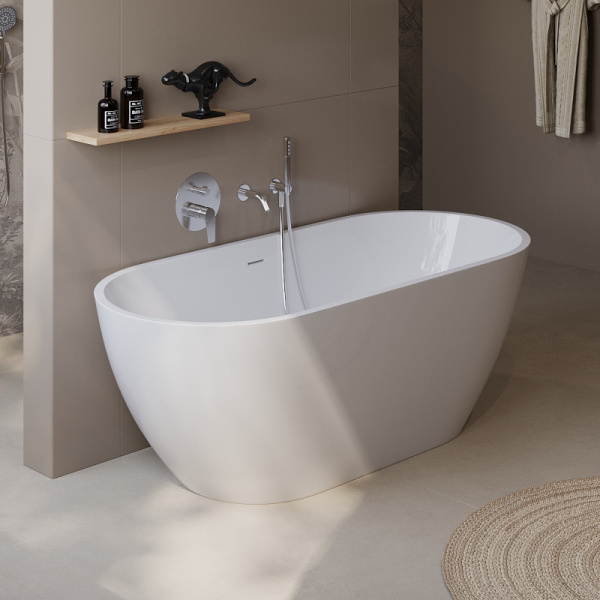 Акриловая ванна (170х75) BelBagno Uno BB701-1700-750-K Акриловая ванна (170х75) BelBagno Uno BB701-1700-750-K
