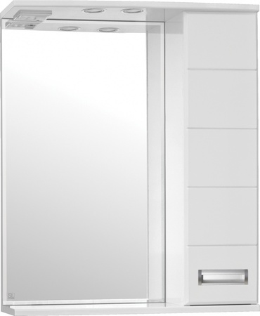 Зеркало-шкаф Style Line Ирис 65 (65x83) ЛС-00000019 белый