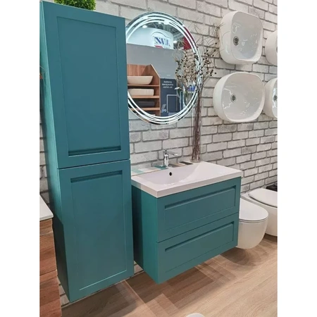 База под раковину Art&max AM-Platino-750-2C-SO-TM Бирюзовый матовый
