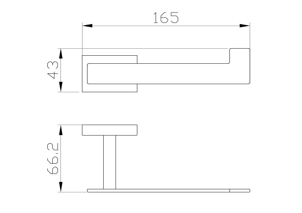 Держатель для туалетной бумаги без крышки WONZON & WOGHAND FLAT, хром WW-9716