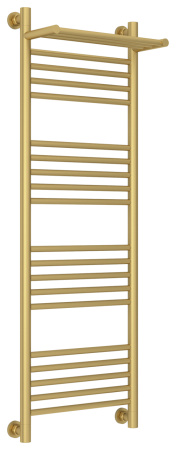 Полотенцесушитель Водяной Сунержа Богема с полкой + (120х40) Матовое Золото 032-0223-1240