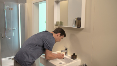 Смеситель для раковины с донным клапаном Hansgrohe Logis CoolStart 71102000 хром