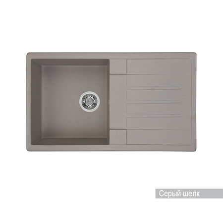 Кухонная мойка Aquaton Верона 1A710032VR250 серый шелк