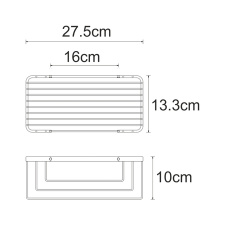 Полка корзина WasserKRAFT K-711N