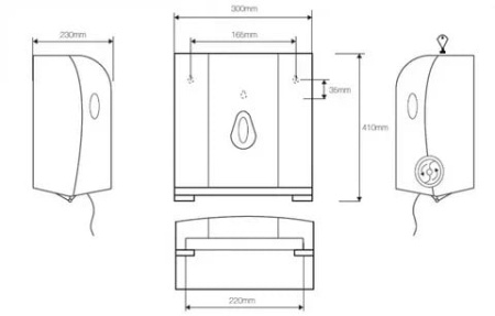 Диспенсер для бумажных полотенец Bemeta Hotel Bemeta 121103116