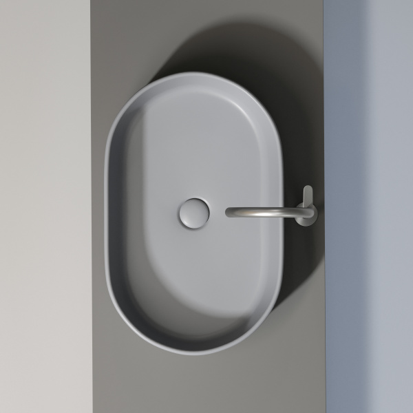 Раковина накладная (60,8х38,5) Ceramica Nova ELEMENT CN6048MH