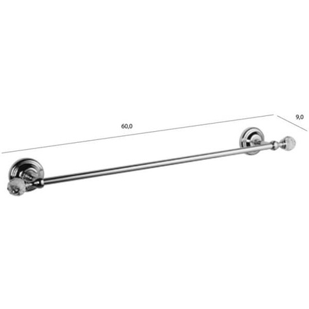 Полотенцедержатель Tiffany World TWCR111cr-sw