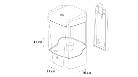 Дозатор для жидкого мыла Fixsen Hotel сенсорный FX-31012G