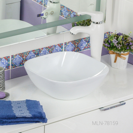 Раковина накладная (36х35) Melana 78159-805