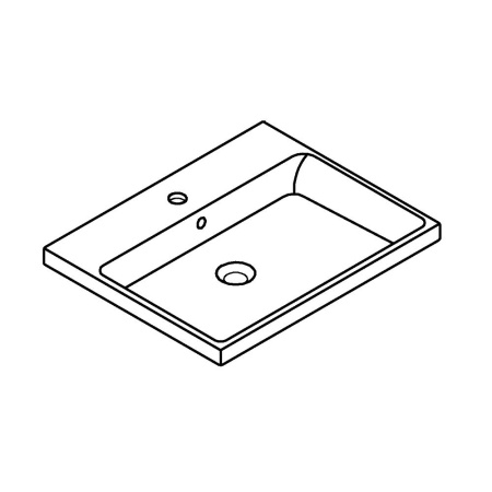 Раковина встраиваемая сверху Grohe Cube Ceramic 39479 00H (3947900H)