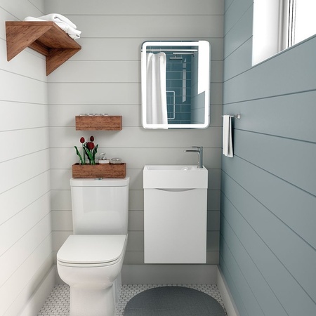 База под раковину Art&max Liberty-400-1D-SO-BL-L Bianco Lucido