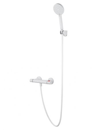 Смеситель для душа с термостатом WONZON & WOGHAND INN 5, белый матовый WW-B2005-A-MW