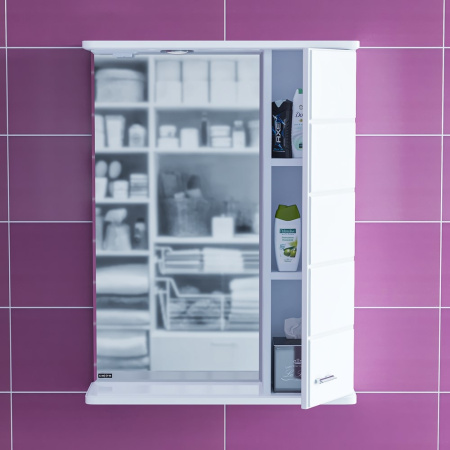 Зеркальный шкаф (60х75)  СаНта Омега 60  107004