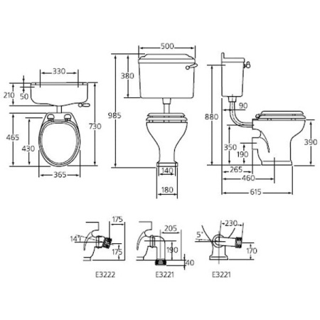 Ручка смыва для бачка унитаза Ideal Standard Reflections (E4755AA)
