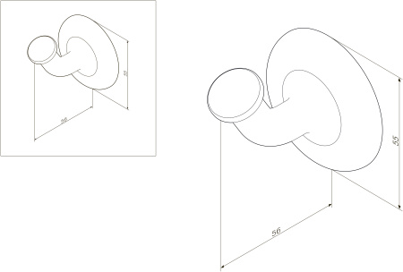 Крючок для полотенец Am.Pm Like A8035500
