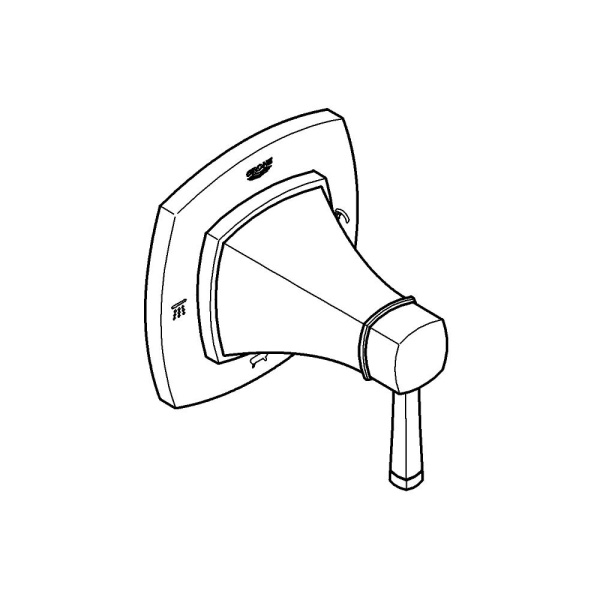 Переключатель на 5 положений Grohe Grandera 19942 IG0 (19942IG0) хром/золото Переключатель на 5 положений Grohe Grandera 19942 IG0 (19942IG0) хром/золото