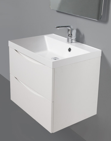 База под раковину подвесная BelBagno MARINO-CER-600-2C-SO-BL-P Bianco Lucido