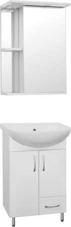 Зеркало-шкаф Style Line Николь 50 (50x73) ЛС-00000116 белый