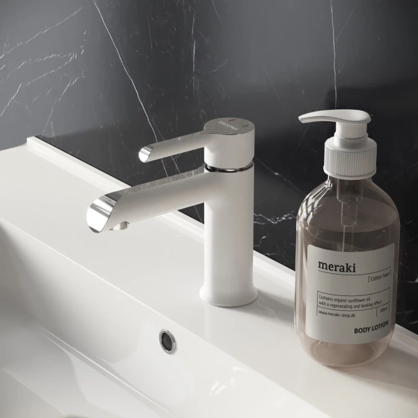 Смеситель для раковины Grossman Alba 510.K35.06.100/000 хром с белым