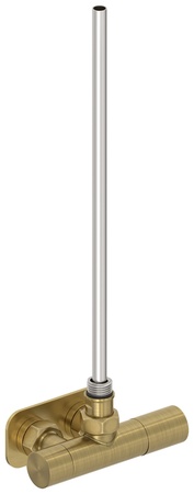 Вентиль Сунержа угловой EU50 (1 х G 1/2" НР х G 3/4" НГ) 051-1425-1234 состаренная латунь