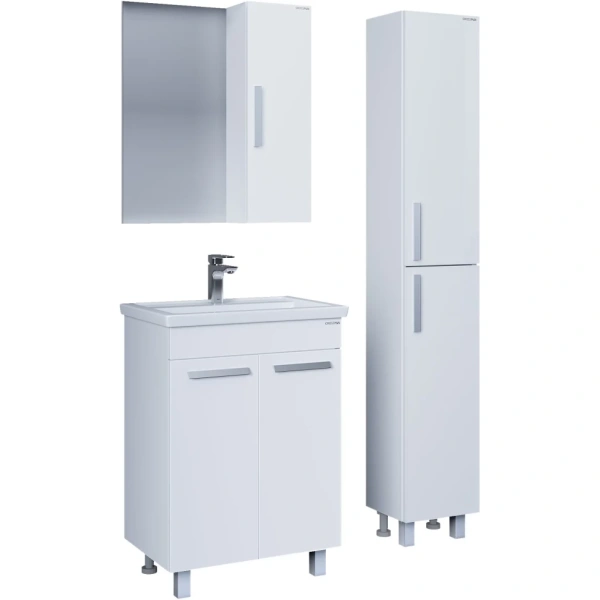 Зеркало-шкаф (60х66,6) Grossman Нео 206022 универсалный, белый