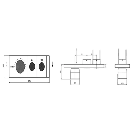 Термостат для ванны Jacob Delafon Grands Boulevards E26346-9-BL