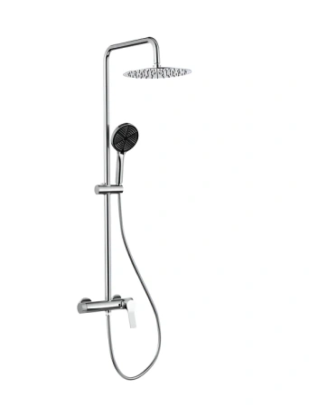 Душевая система с изливом Gid Edessa L070-CH-ND3, хром