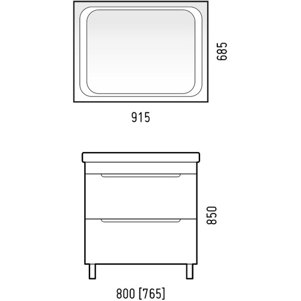 Тумба напольная Corozo Мадисон 80 SD-00001088
