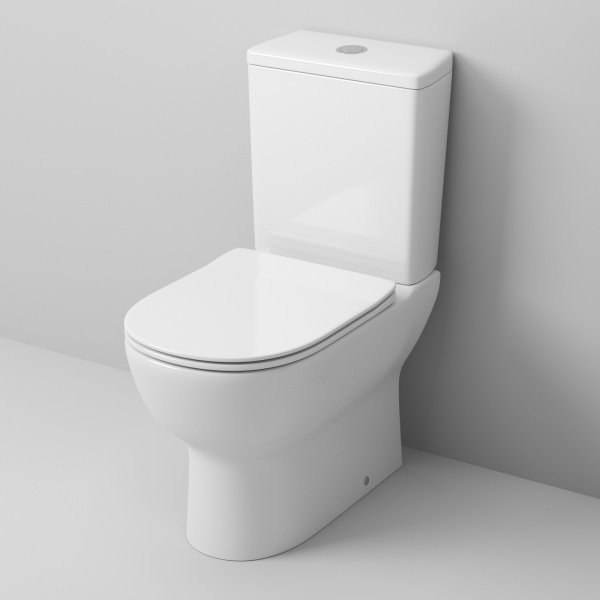 Унитаз напольный безободковый Grossman  GR-4448S с сиденьем микролифт