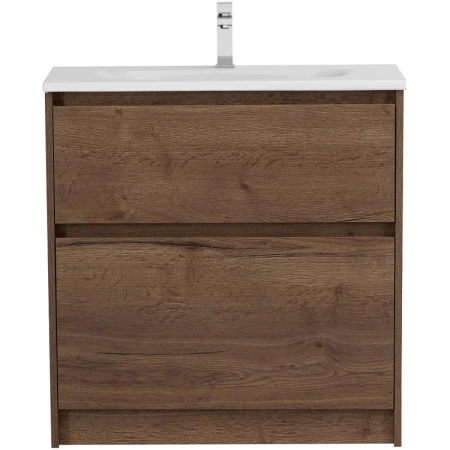 Тумба под раковину BelBagno Kraft 80 KRAFT39-800/390-2C-PIA-RT Rovere Tabacco