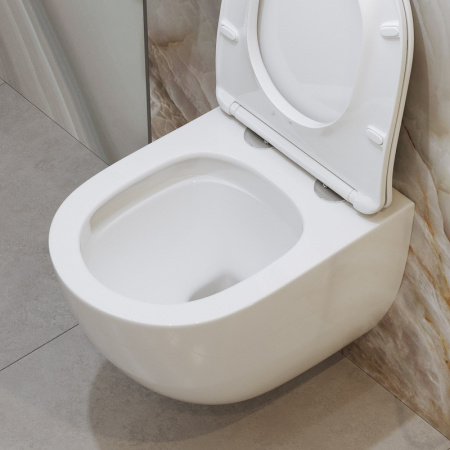 Унитаз подвесной BelBagno Amanda-Tor BB051CH-TOR-FC/SC