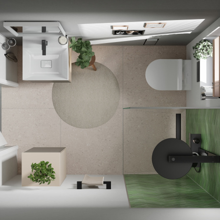 Смеситель для раковины с донным клапаном Push-Open Hansgrohe Metropol 32500670 черный матовый