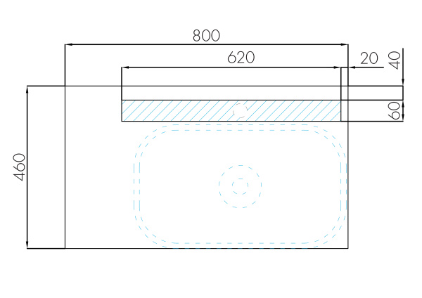 Тумба под раковину Aquaton Мишель 80 1A2568K4MIX30