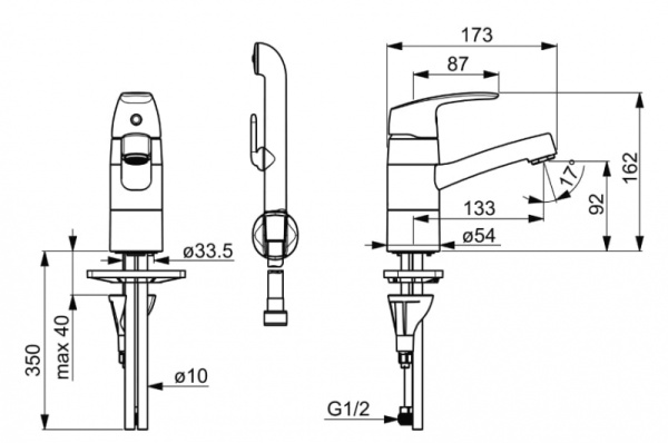 Смеситель для раковины Oras Safira 1021 Смеситель для раковины Oras Safira 1021