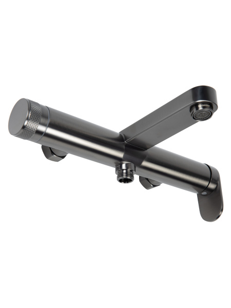 Смеситель для ванны однорычажный Agger Sweet A2710055 оружейная сталь матовая