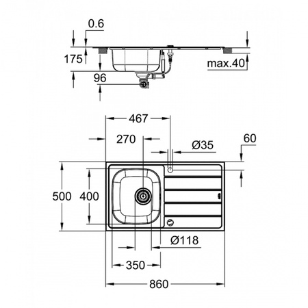 Кухонная мойка Grohe 31552SD1
