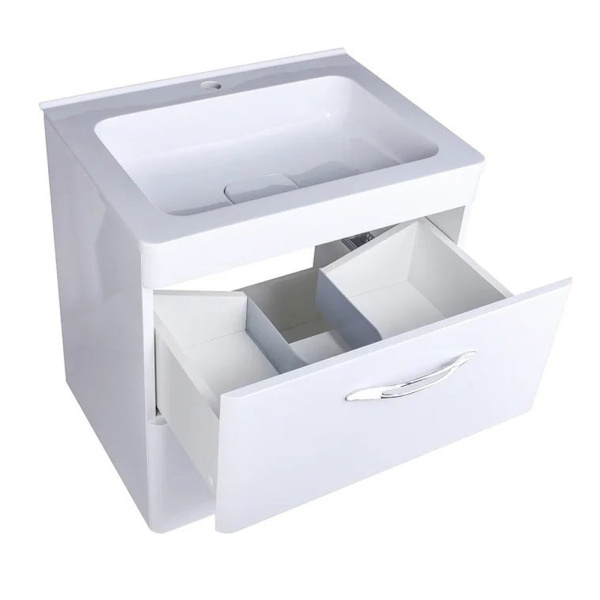 Тумба под раковину подвесная Style Line Каре СС-00002268 белый