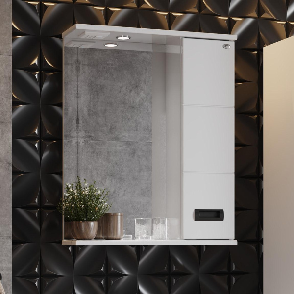 Зеркало-шкаф c подсветкой Onika Балтика 58 (58x71,2) 205846