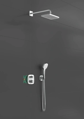 Душевой комплект с термостатом Hansgrohe Croma E 280 1jet Ecostat E 27953000 хром