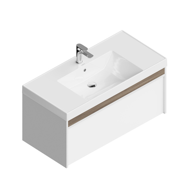 Раковина подвесная (100х38) Kerama Marazzi Cubo CU.wb.100