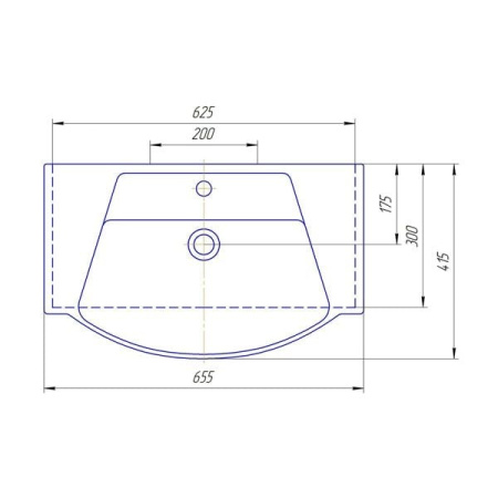 Раковина Kirovit Монро 650